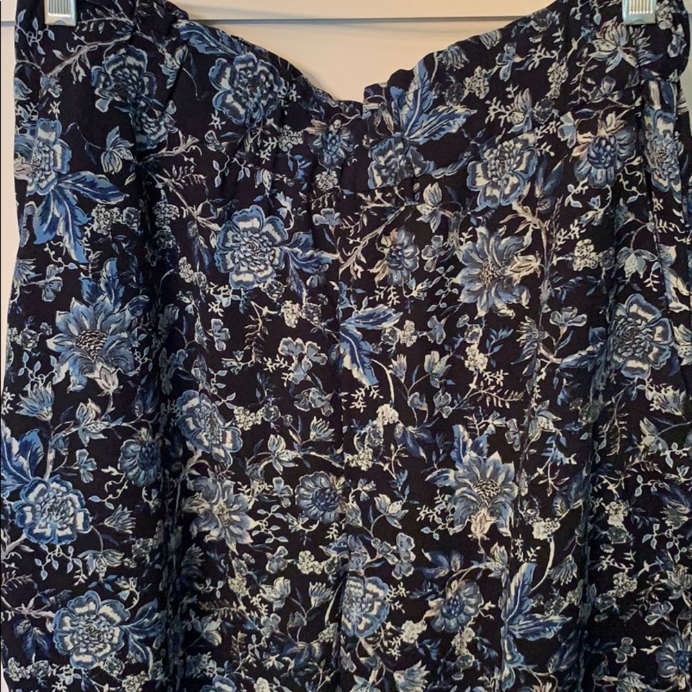 Blue Patterned Pants - Picture 3 of 4